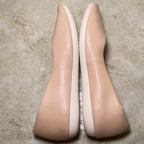 Clarks Nude Beige Ballet Flats Comfortable Cushioned Insoles Fairy Cottagecore - Picture 6 of 9